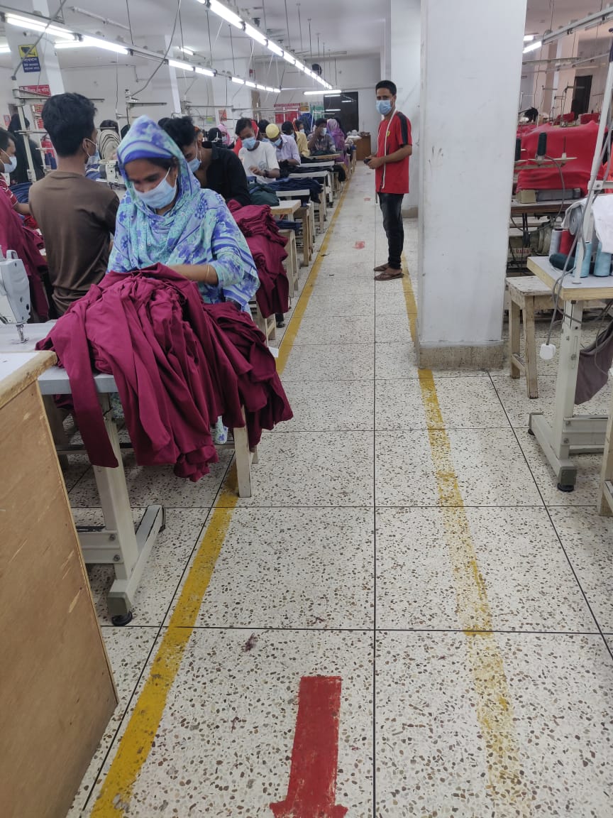 Fair Cotton sewing section