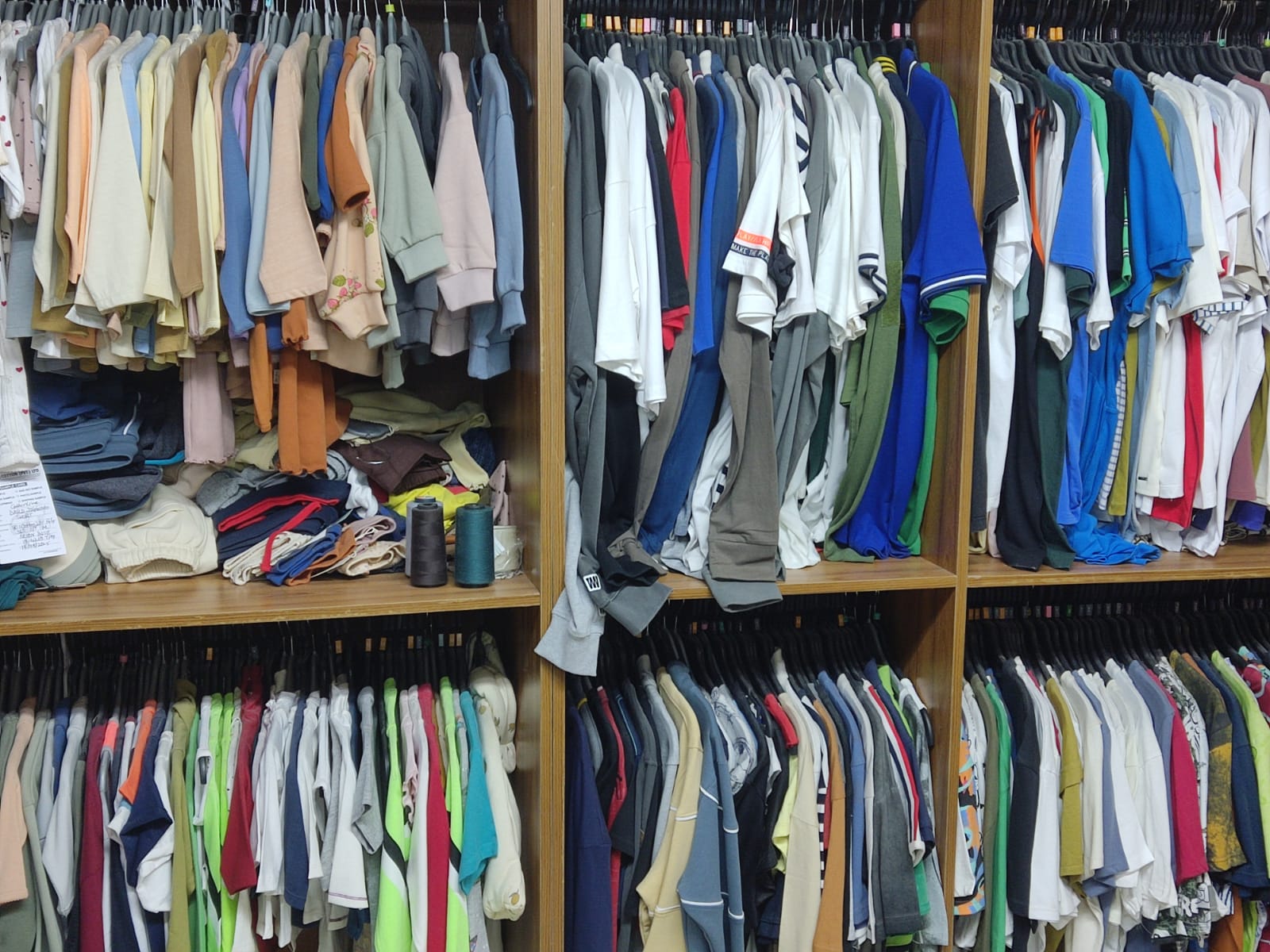 Fair Cotton garment development gallery with T-shirts, polos and knitwear