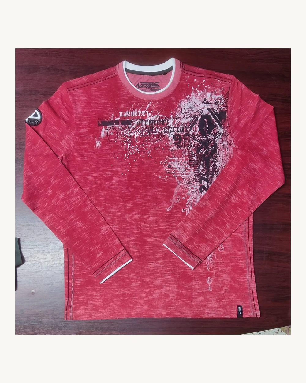 Long sleeve custom t-shirt