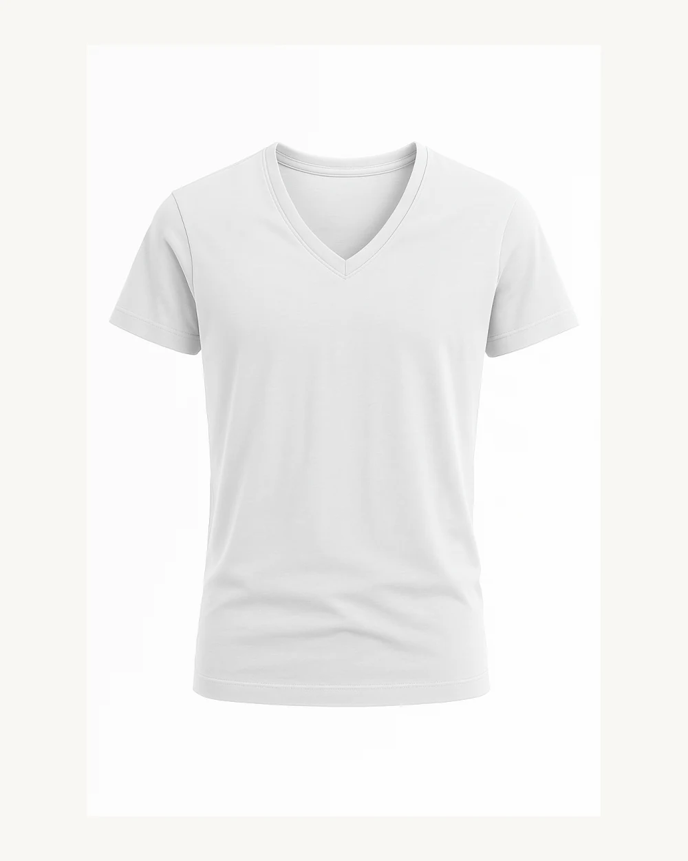 V-neck custom t-shirt